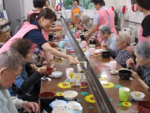 津山口・毎年恒例！！流しそうめん