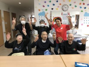 畑・らっきょづくり・習字(^^♪