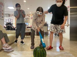 ～大きなスイカ🍉頂きました💛～