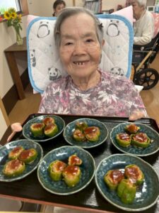 自家栽培の夏野菜🍆🥒🍅をみんなで調理しよう☺👨‍🍳