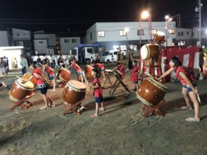 地域のお盆祭りに行きました(*^-^*)